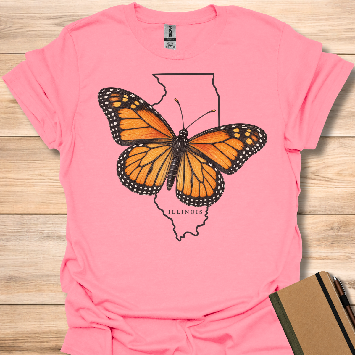 Illinois Monarch - Coral Silk