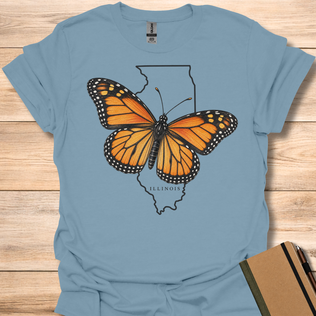 Illinois Monarch - Stone Blue