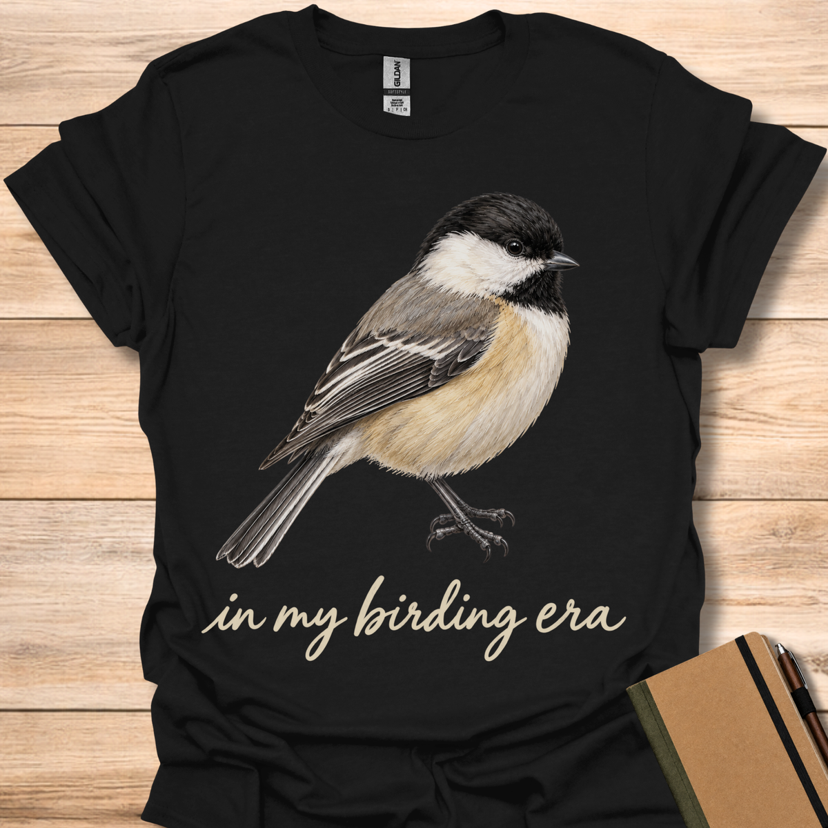 In My Birding Era Chickadee - Black