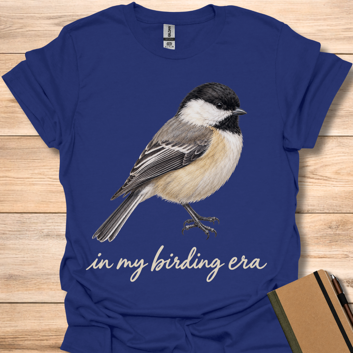 In My Birding Era Chickadee - Navy