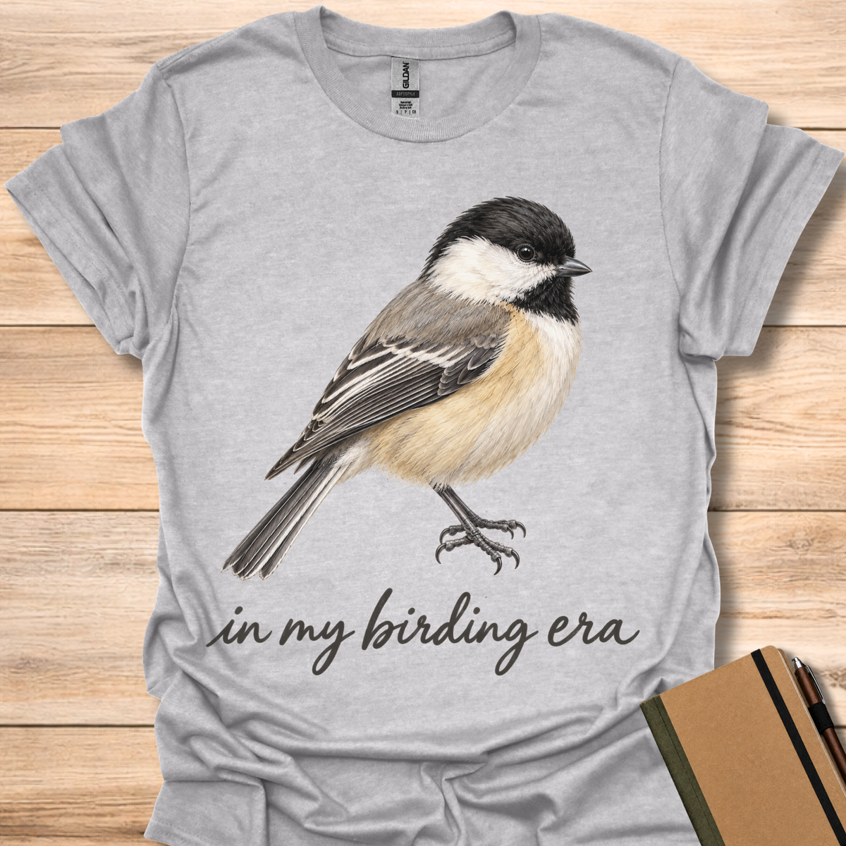 In My Birding Era Chickadee - Sport Grey