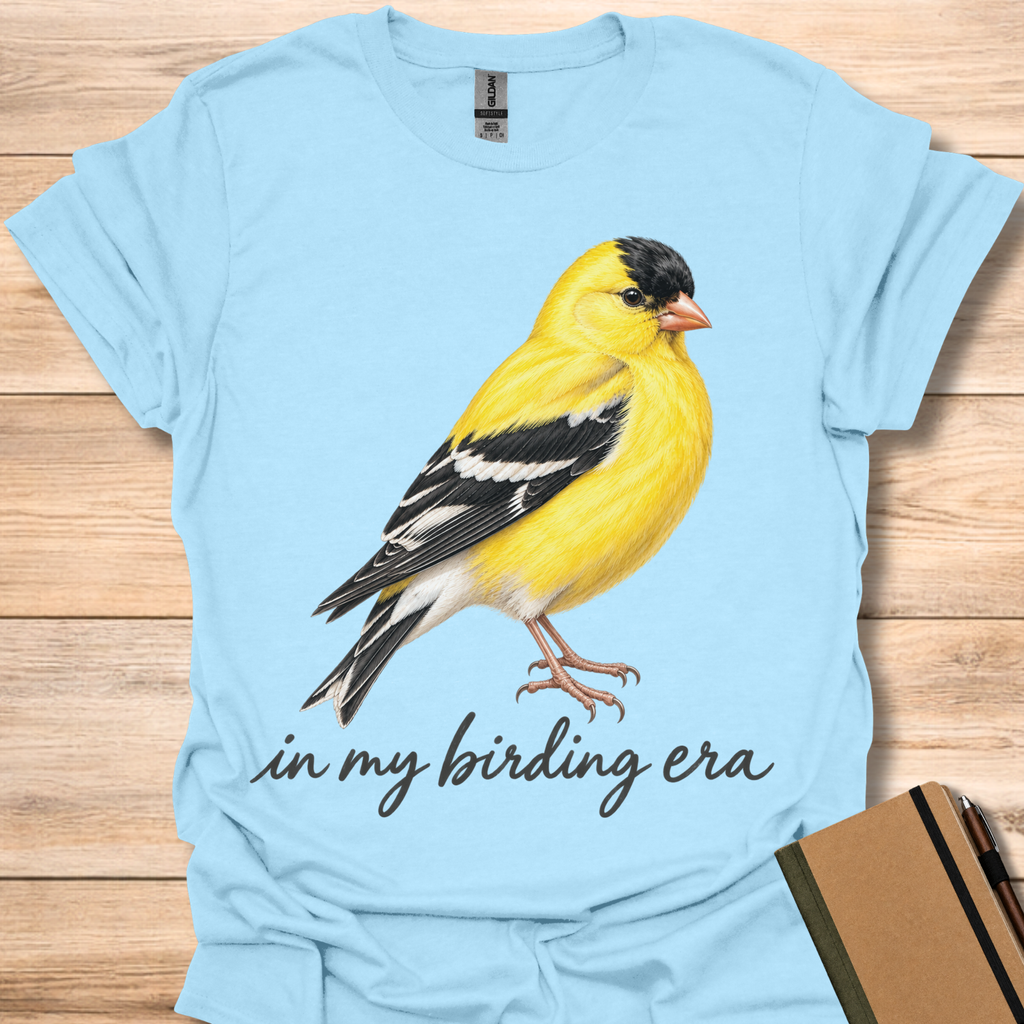 In My Birding Era Goldfinch - Light Blue