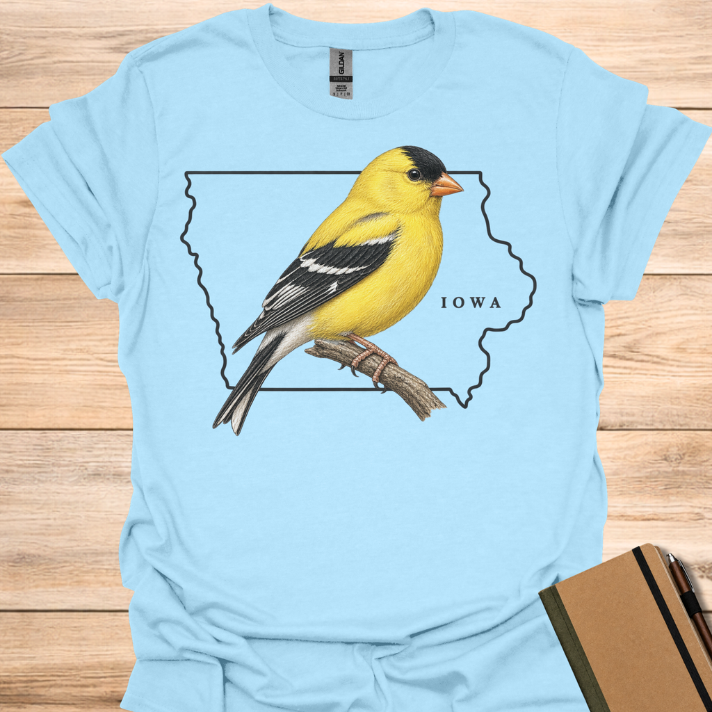 Iowa Goldfinch - Light Blue