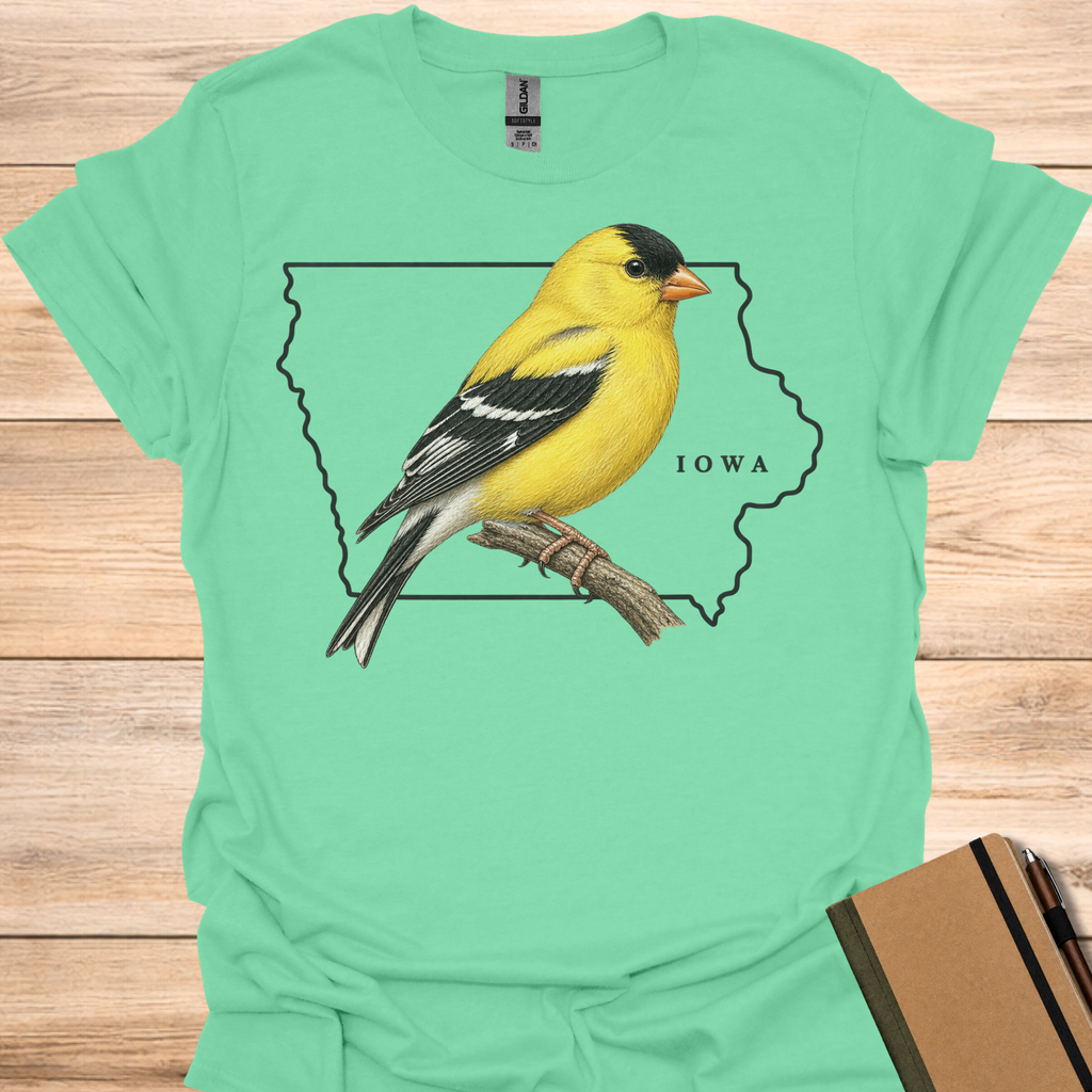 Iowa Goldfinch - Mint Green