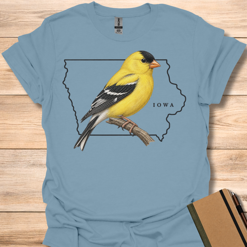 Iowa Goldfinch - Stone Blue
