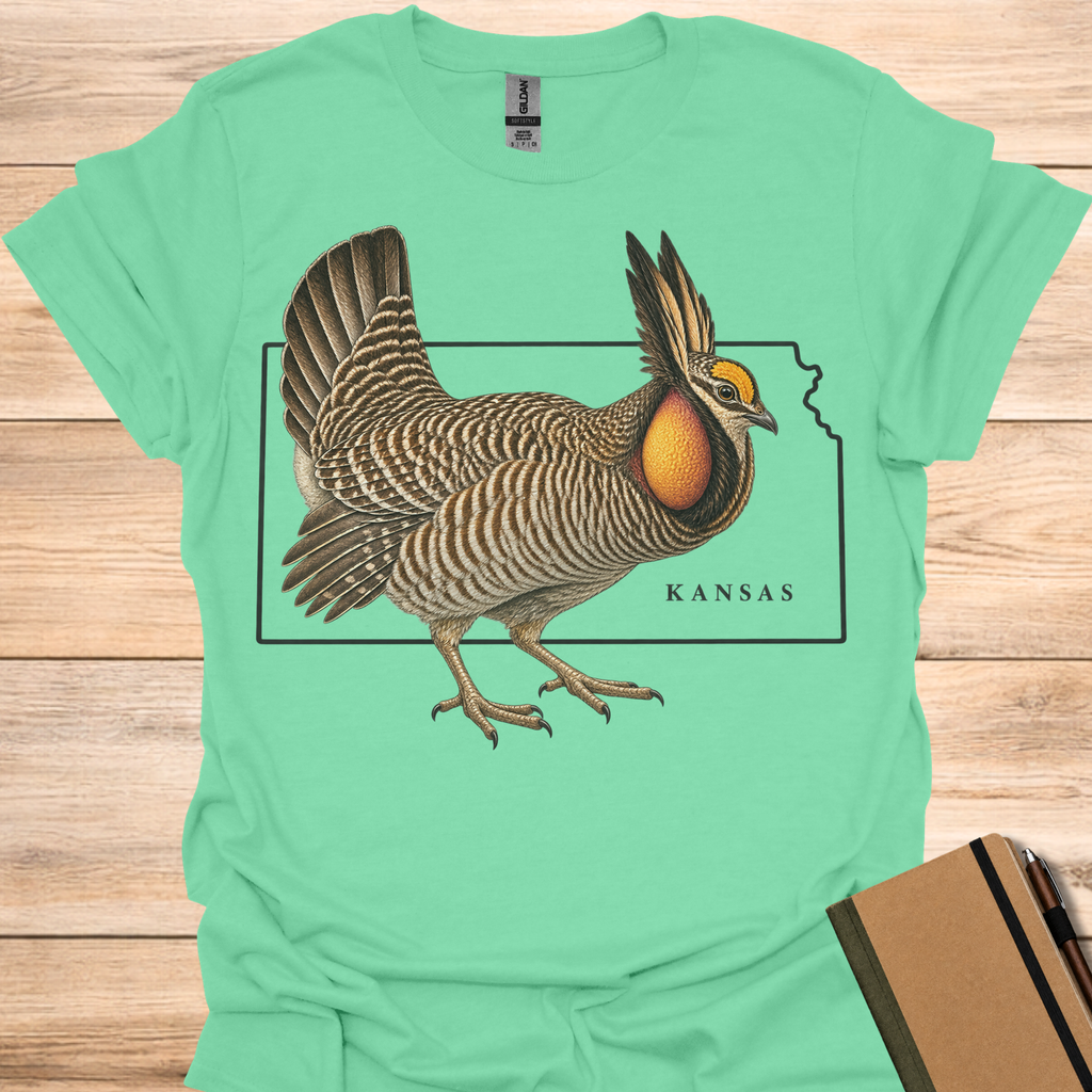 Kansas_Greater Prairie-Chicken - Mint Green