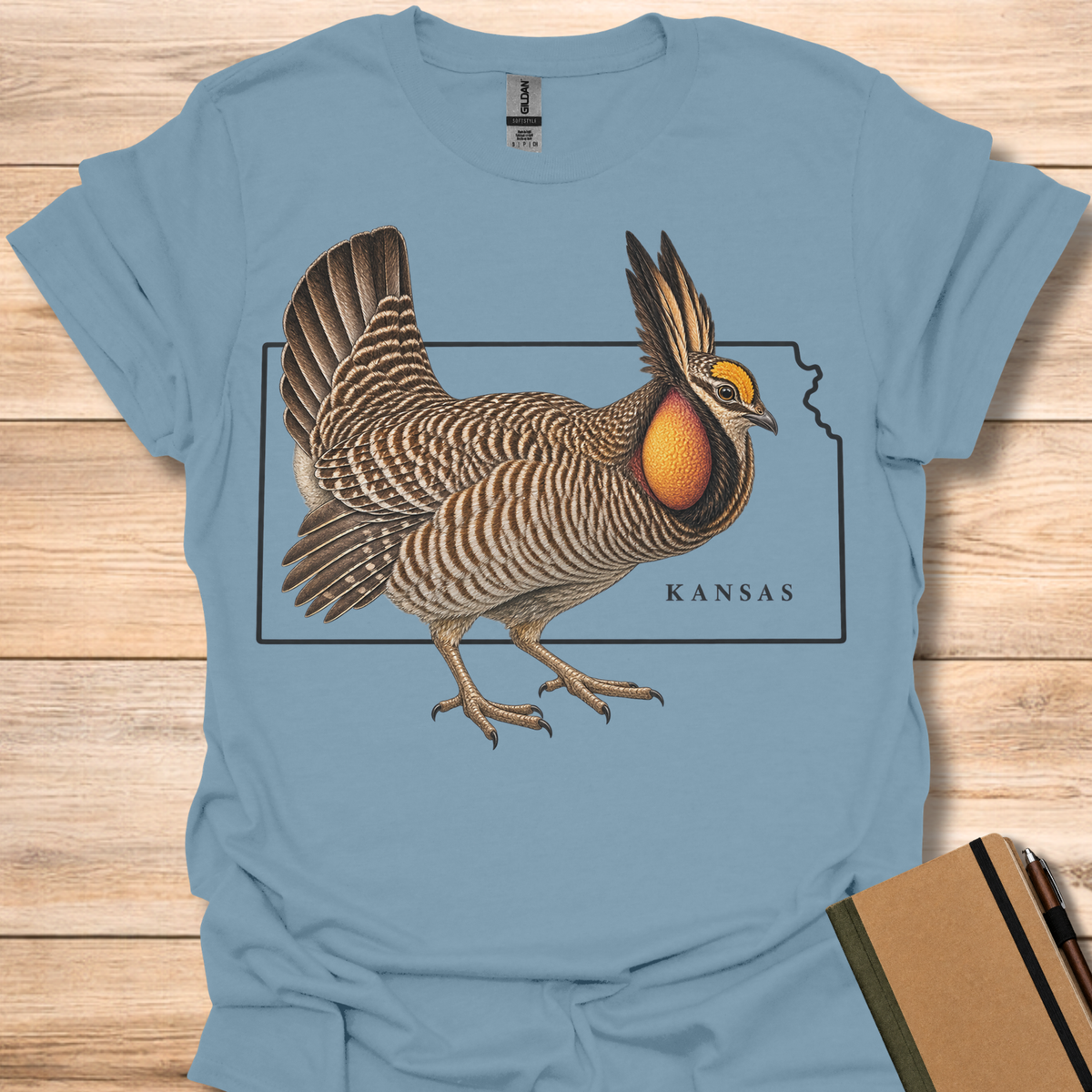 Kansas_Greater Prairie-Chicken - Stone Blue