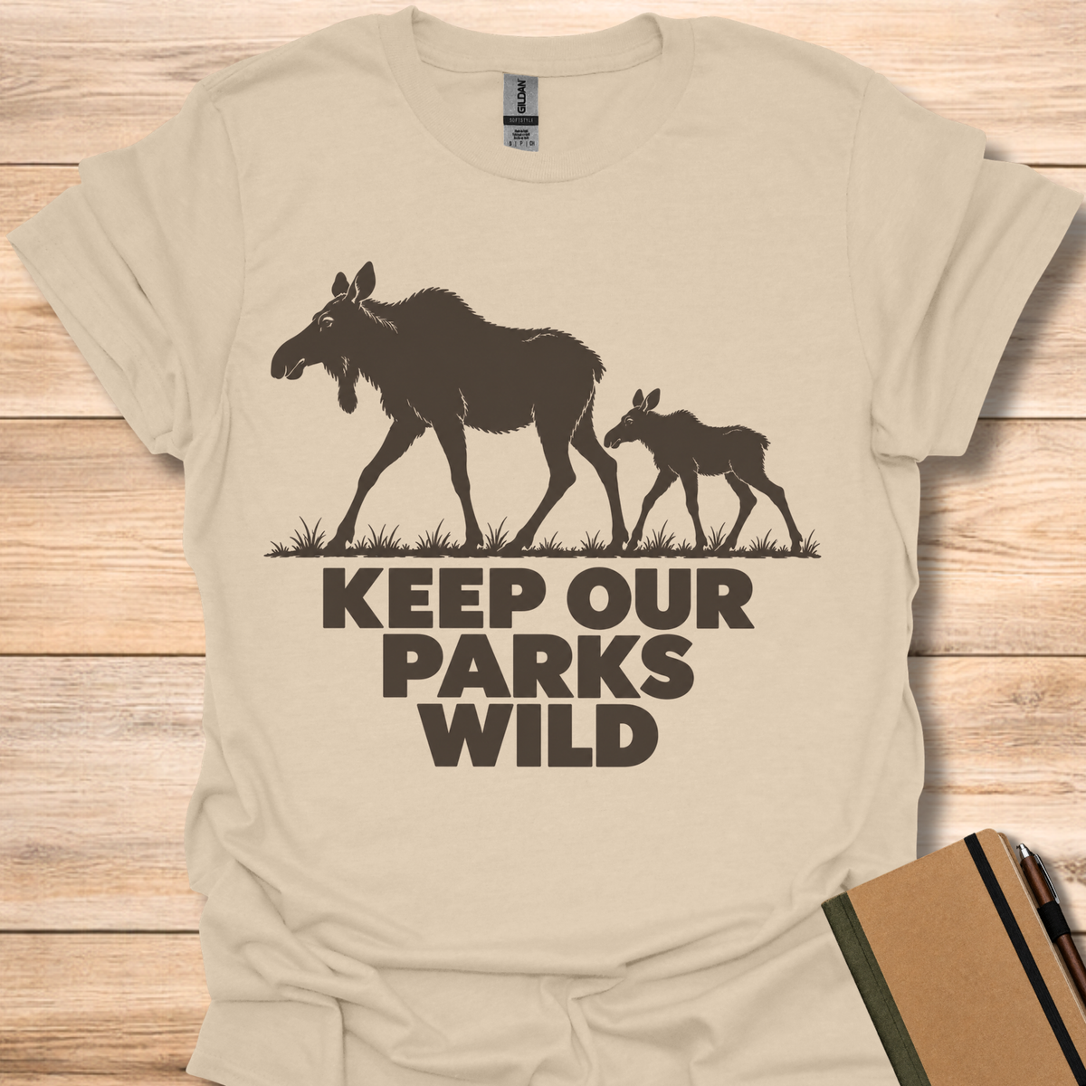 Keep Our Parks Wild Moose - Sand