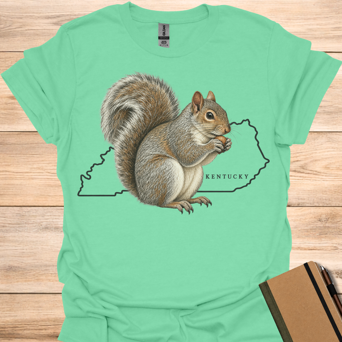 Kentucky Gray Squirrel - Mint Green