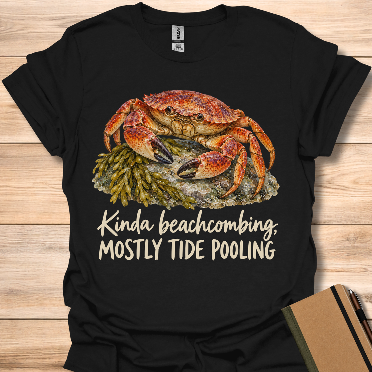 Kinda Beachcombing, Mostly Tide Pooling - Black