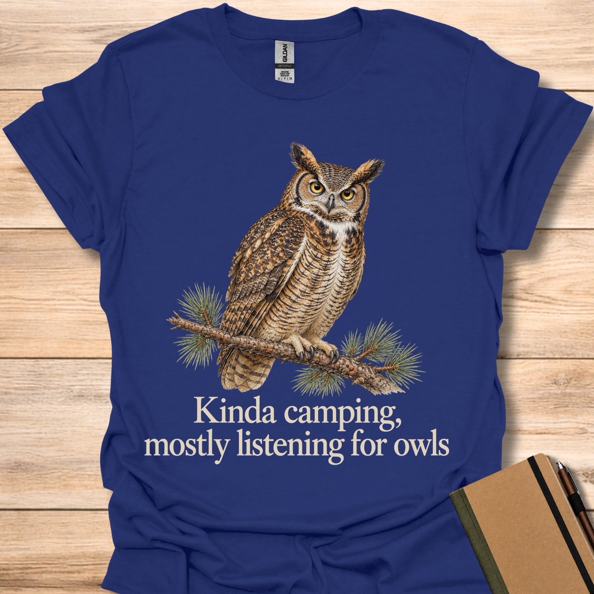 Kinda Camping, Mostly Listening For Owls - Navy