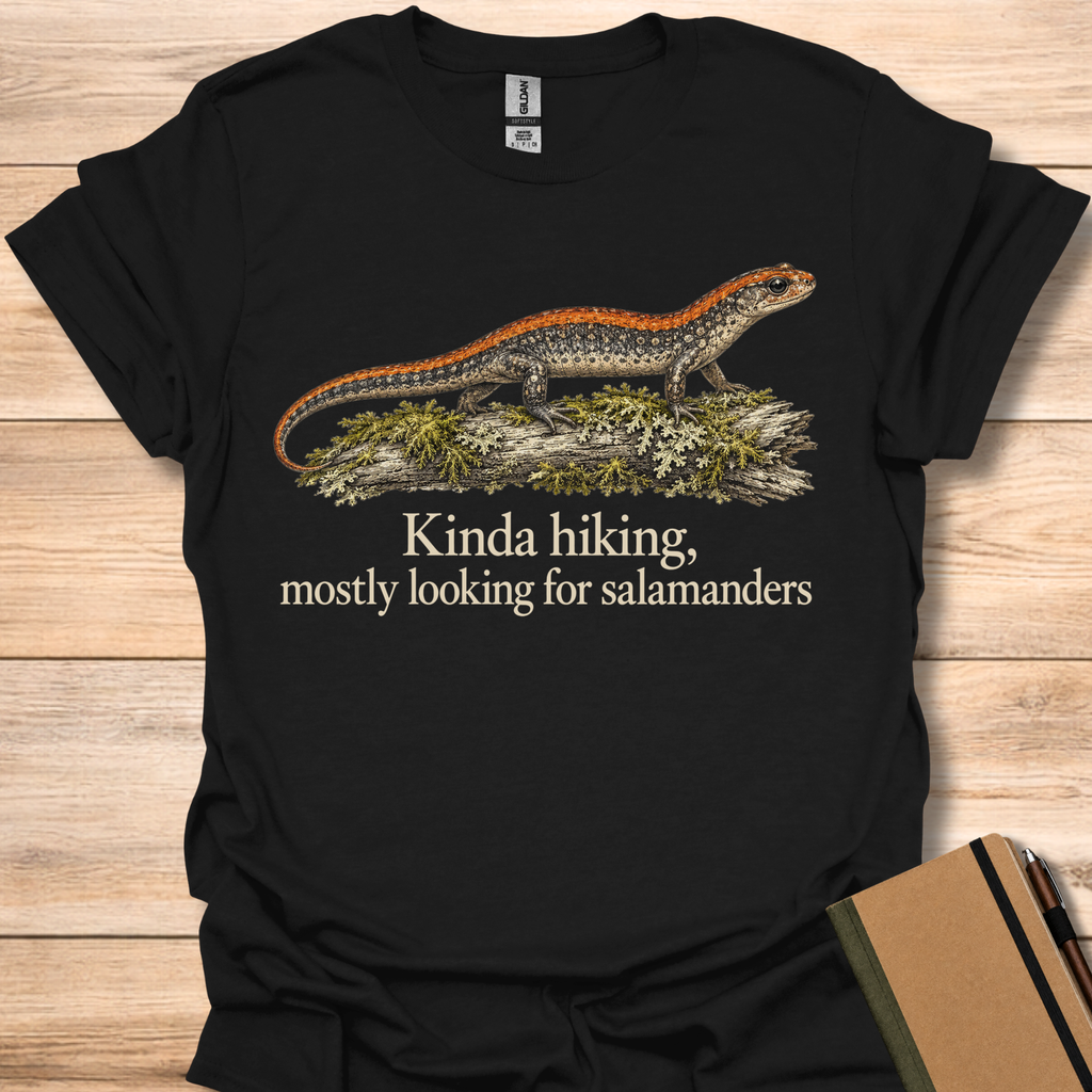 Kinda Hiking, Mostly Looking For Salamanders - Black