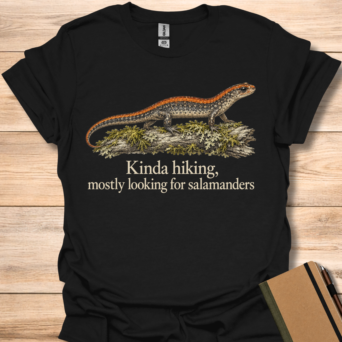 Kinda Hiking, Mostly Looking For Salamanders - Black