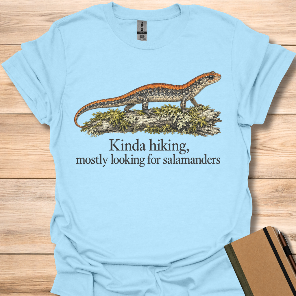Kinda Hiking, Mostly Looking For Salamanders - Light Blue