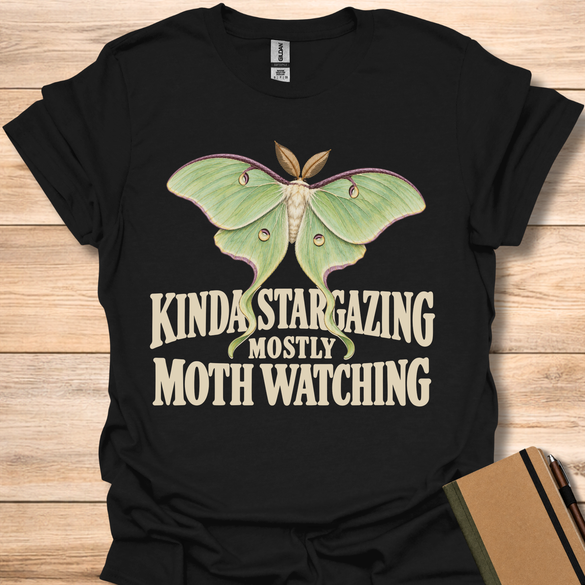 Kinda Stargazing, Mostly Moth Watching - Black