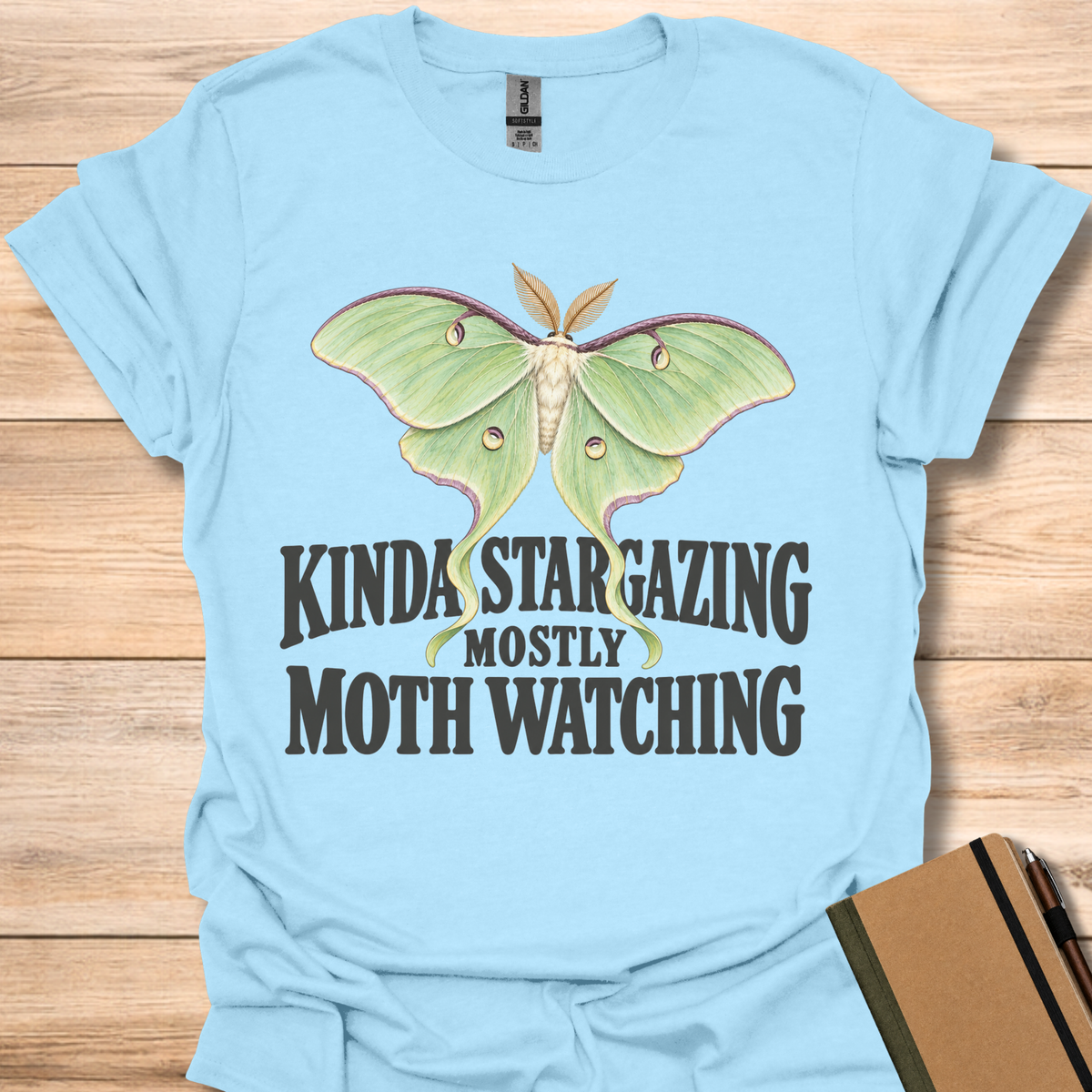 Kinda Stargazing, Mostly Moth Watching - Light Blue