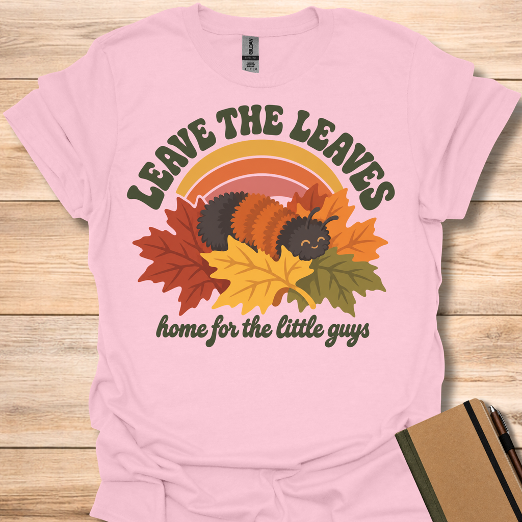 Leave The Leaves Caterpillar - Light Pink