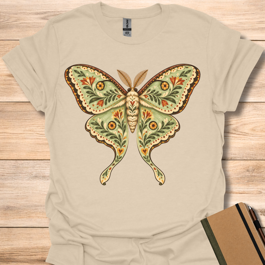Luna Moth Folk Art - Sand