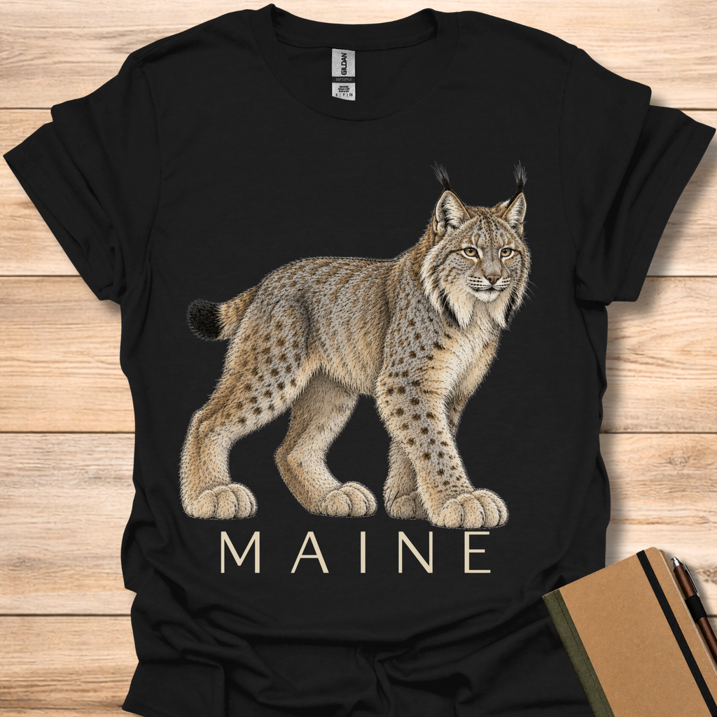 Maine Canada Lynx - Black