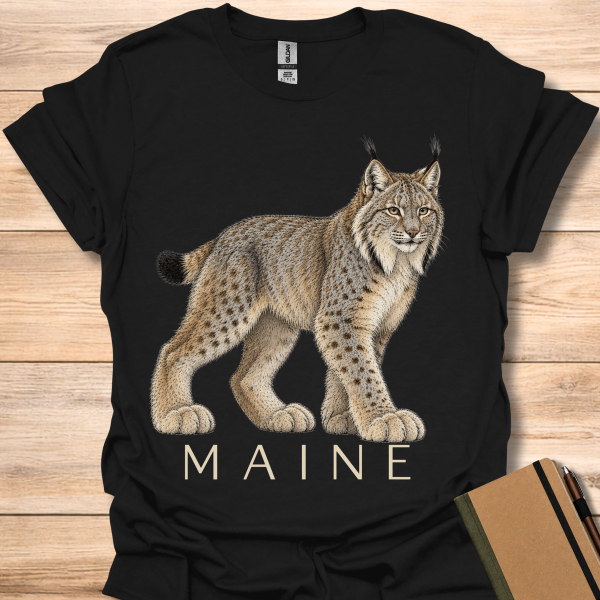 Maine Canada Lynx - Black