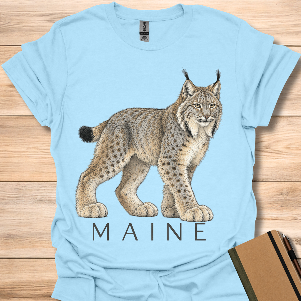 Maine Canada Lynx - Light Blue