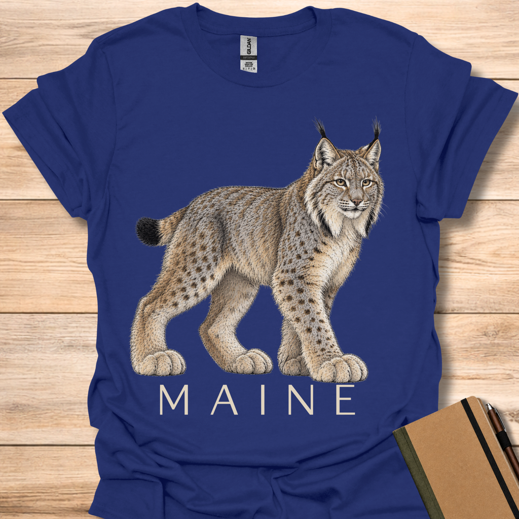 Maine Canada Lynx - Navy