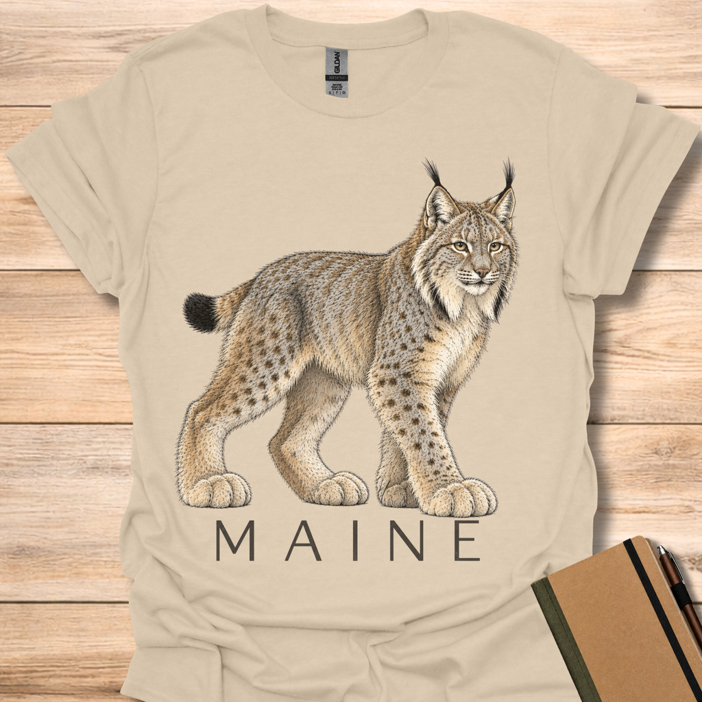Maine Canada Lynx - Sand