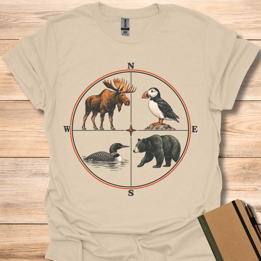 Maine Compass - Sand