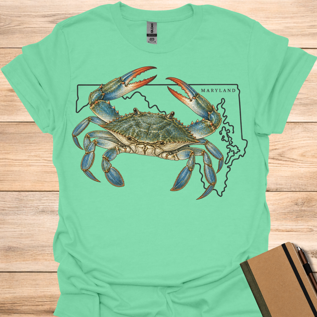 Maryland Blue Crab - Mint Green