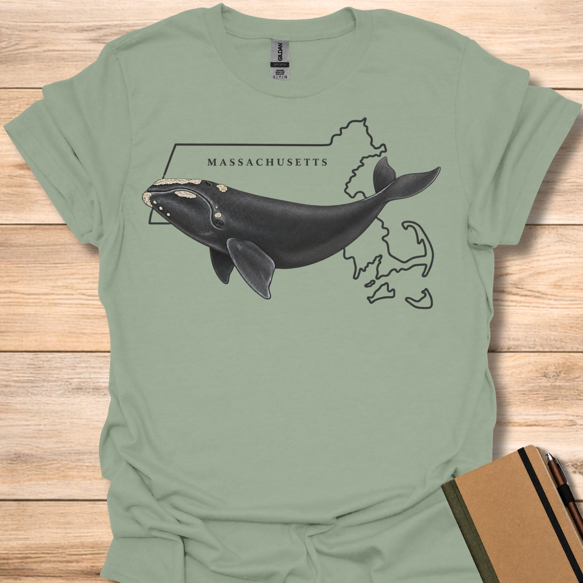 Massachusetts Right Whale T-Shirt