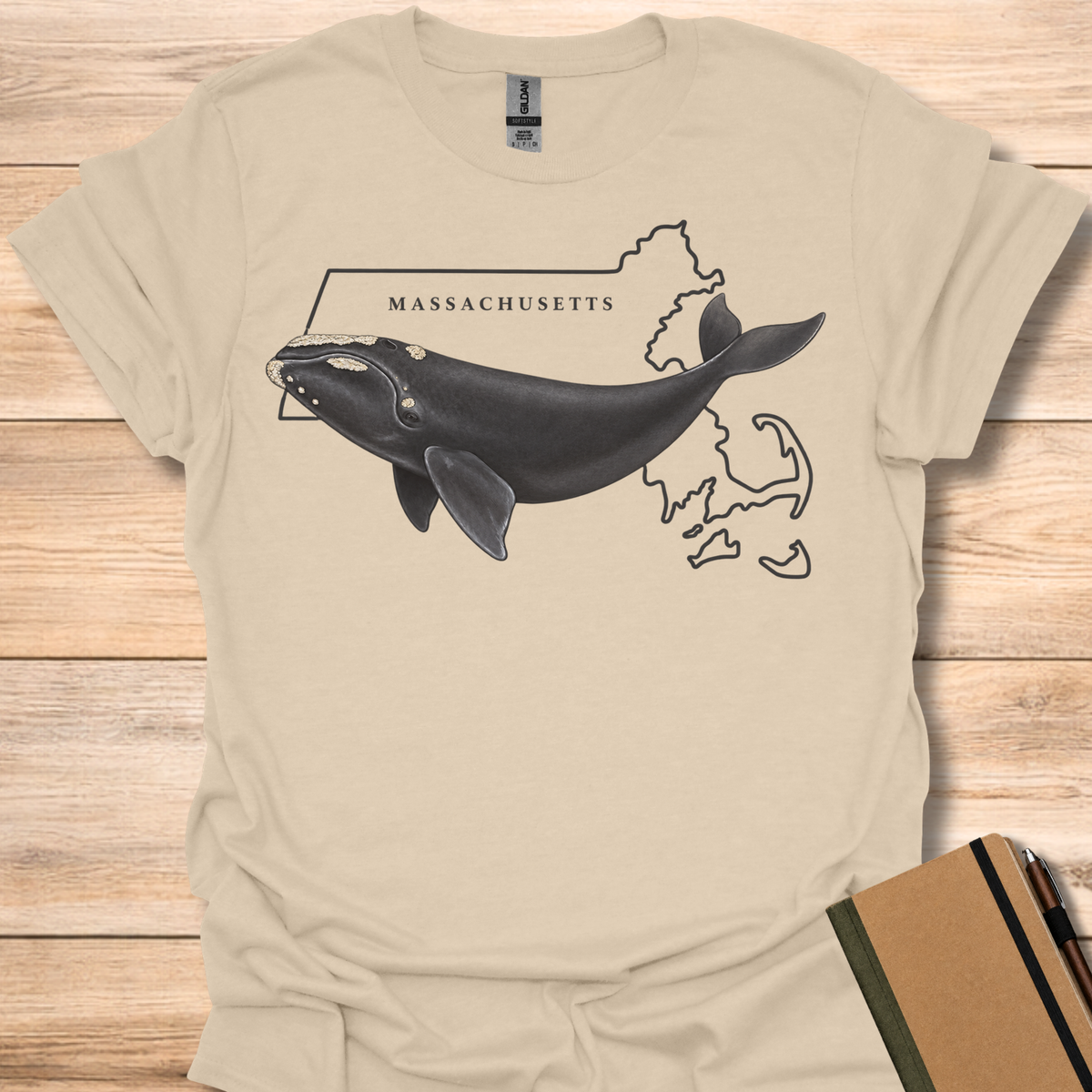 Massachusetts Right Whale T-Shirt