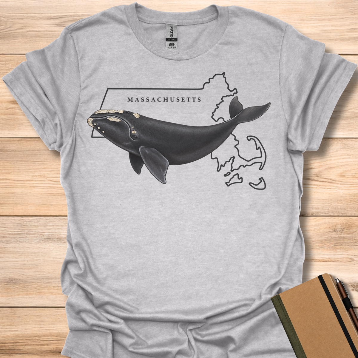 Massachusetts Right Whale T-Shirt