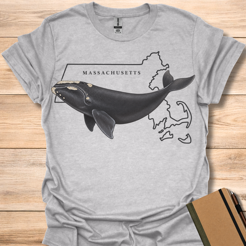 Massachusetts Right Whale - Sport Grey