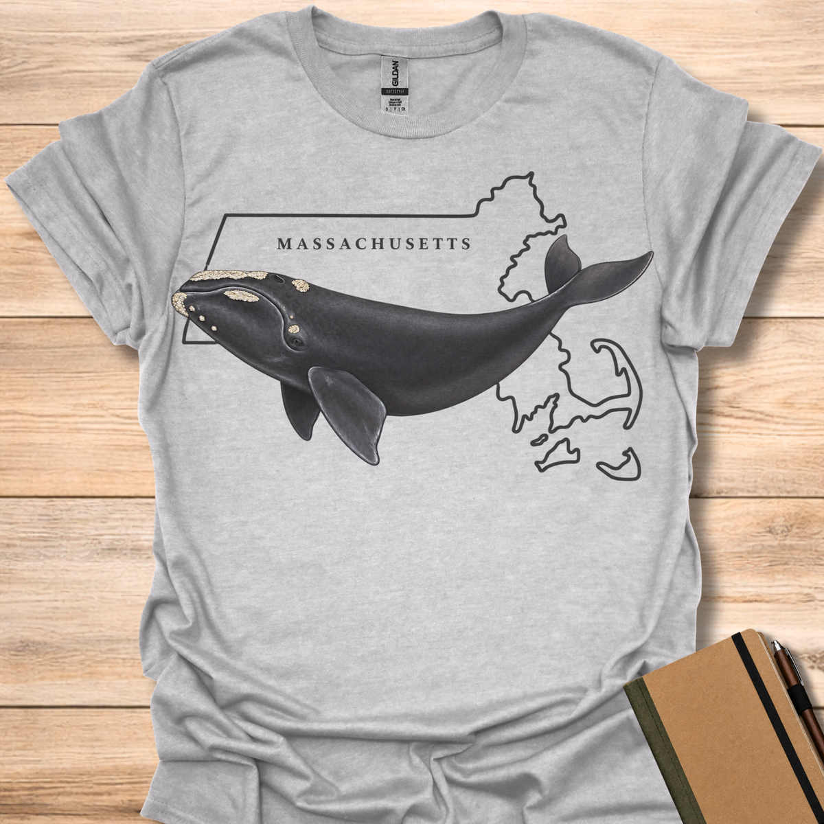 Massachusetts Right Whale - Sport Grey