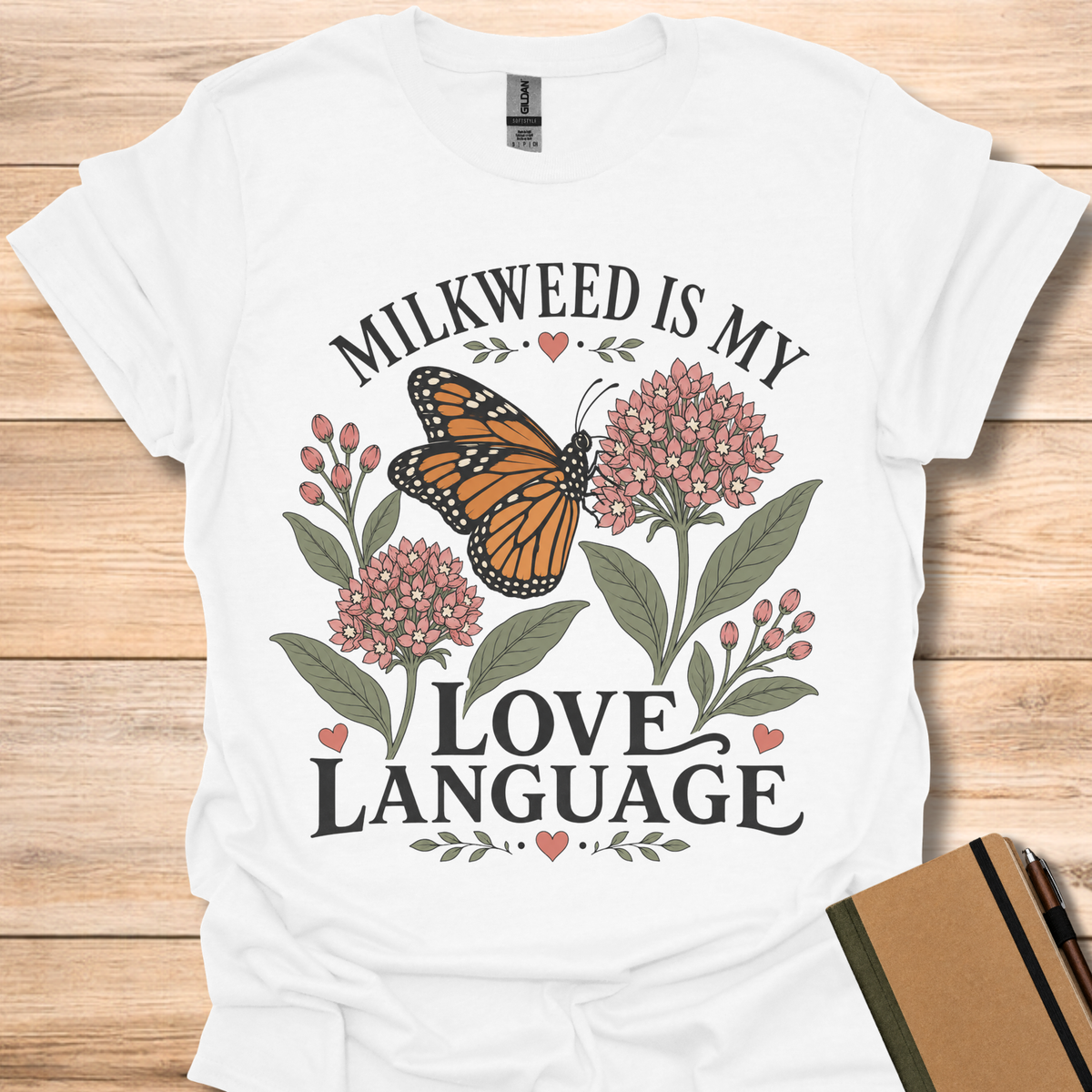 Milkweed Is My Love Language - White