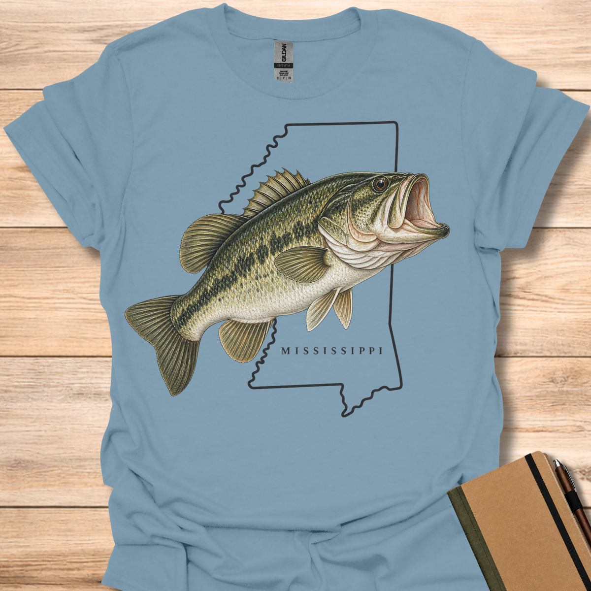 Mississippi Largemouth Bass - Stone Blue