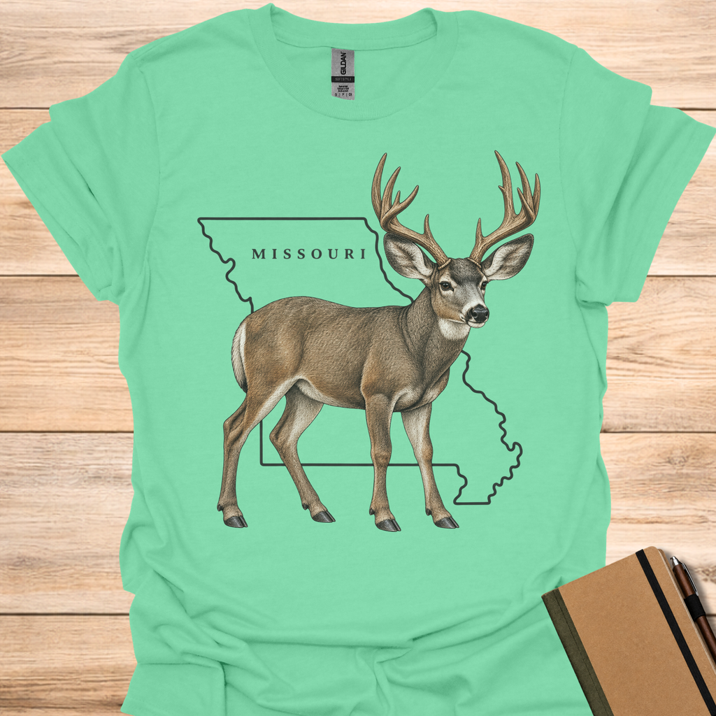 Missouri Mule Deer - Mint Green