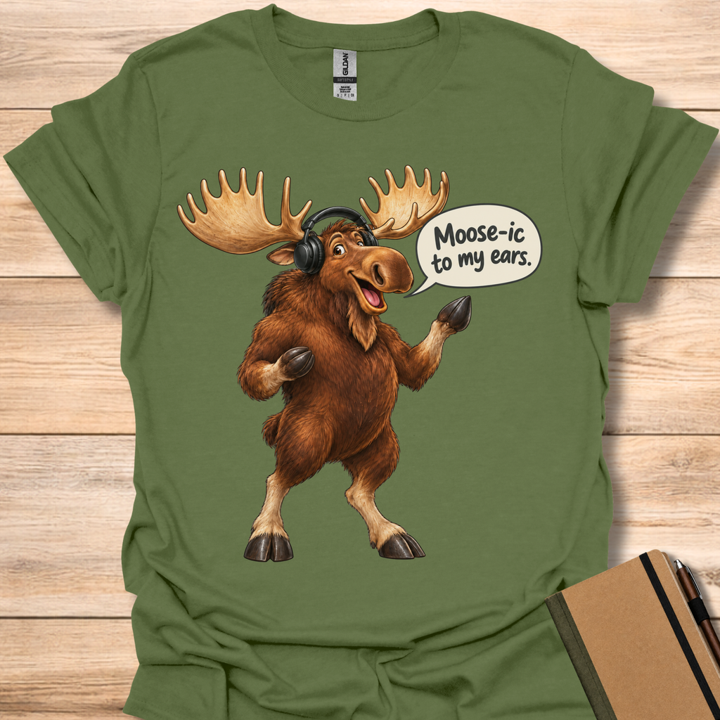 Moose-Ic To My Ears - Military Green
