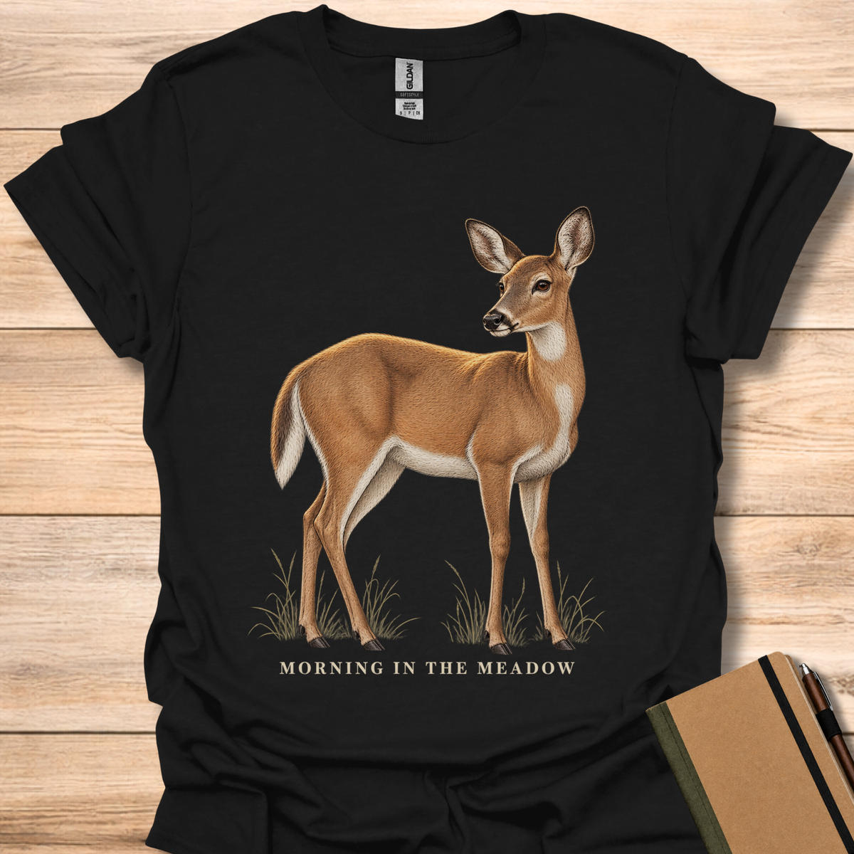 Morning In The Meadow - Black