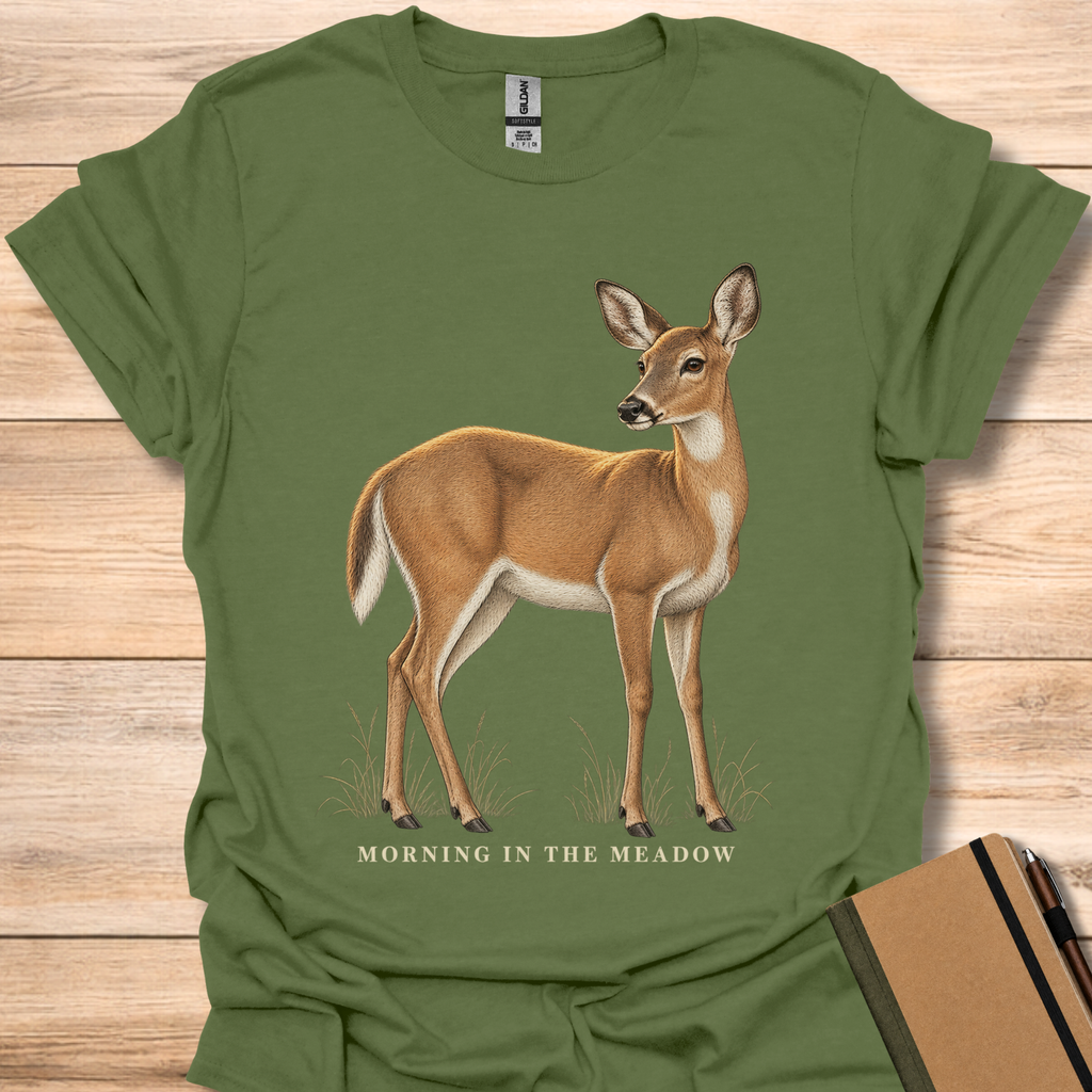 Morning In The Meadow - Military Green