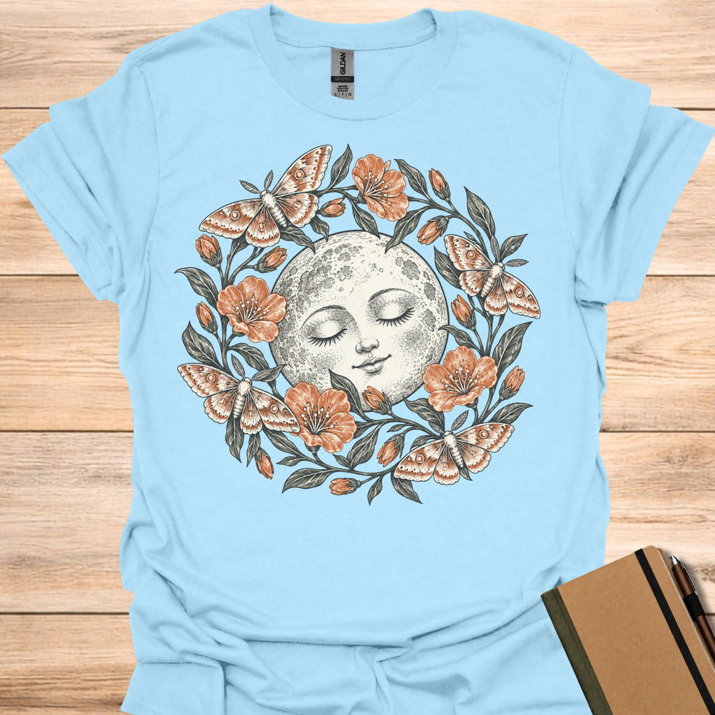 Moth Moon - Light Blue