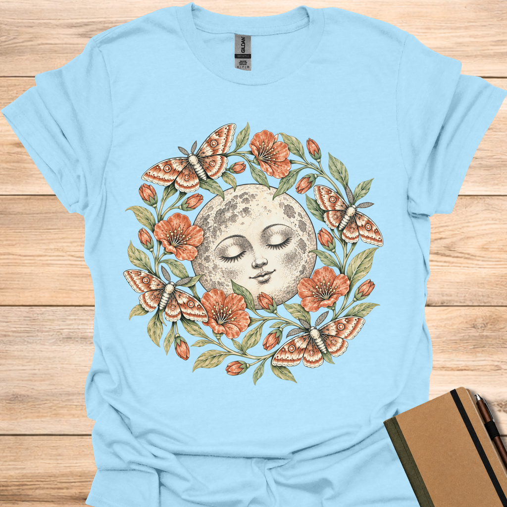 Moth Moon - Light Blue