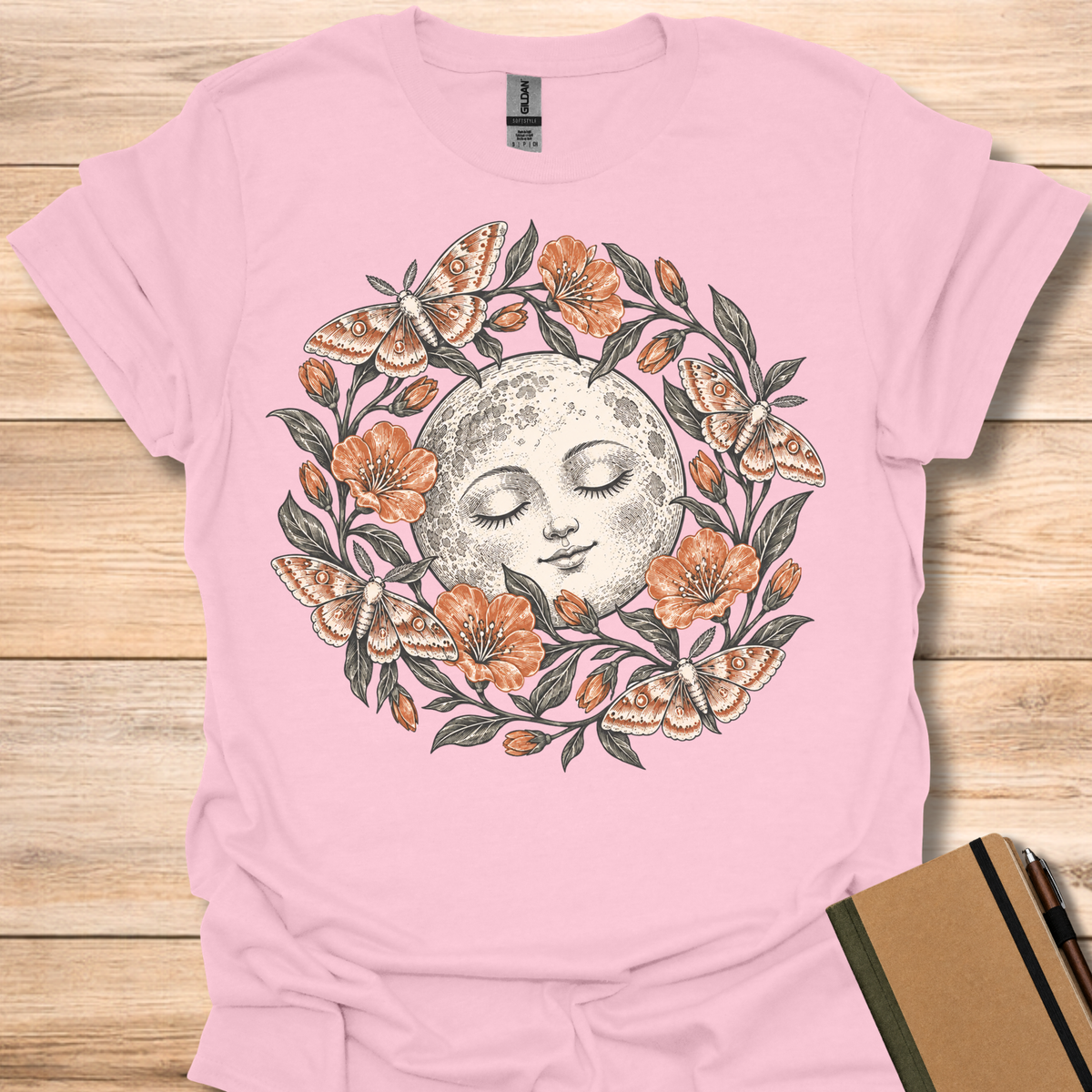 Moth Moon - Light Pink