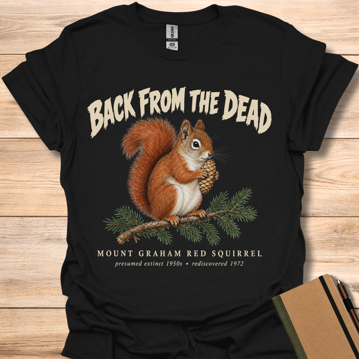 Mount Graham Red Squirrel Back From The Dead - Black