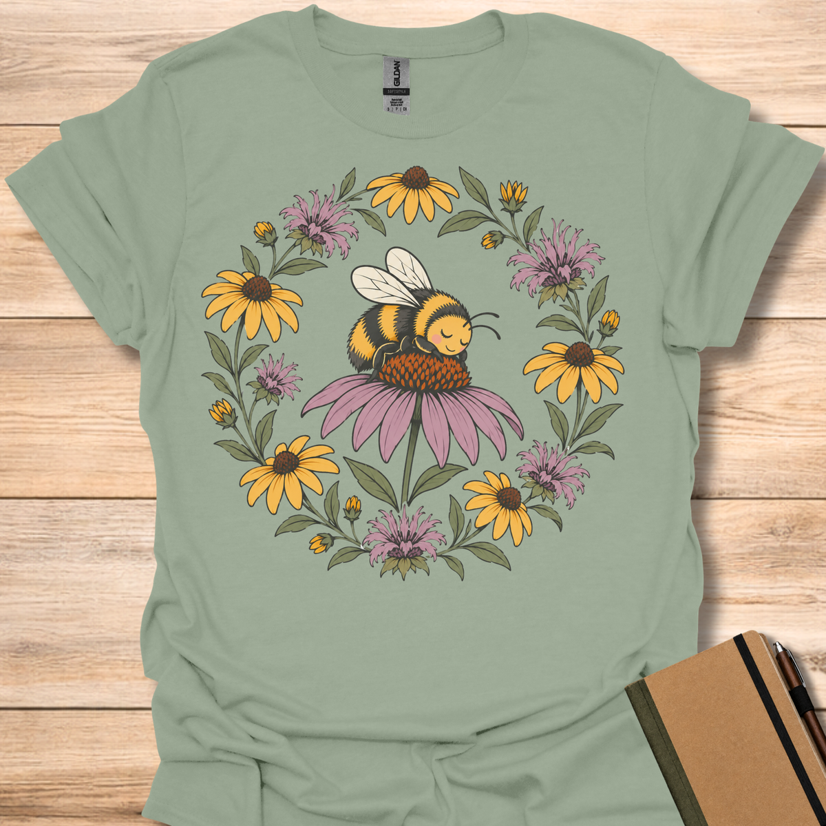 Napping Bumblebee - Sage