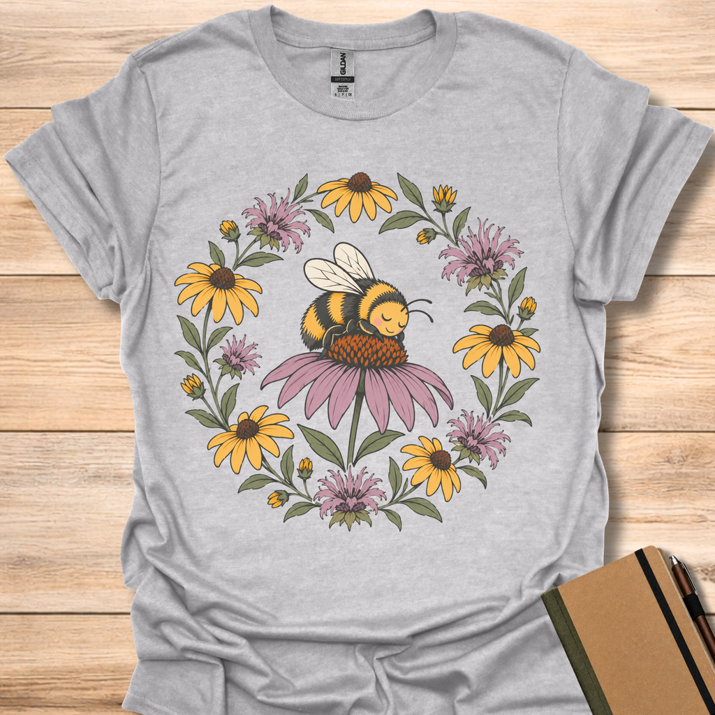 Napping Bumblebee - Sport Grey