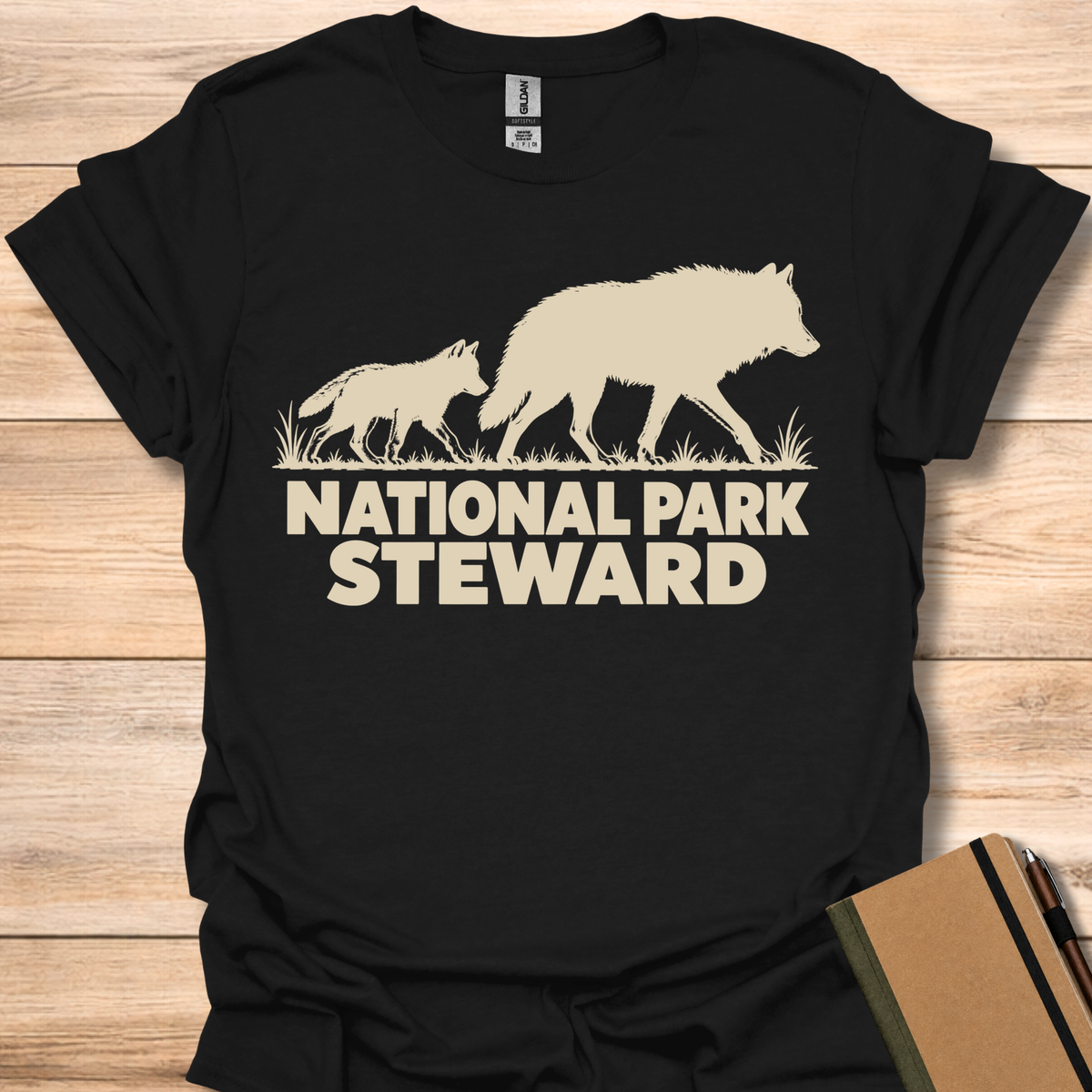 National Park Steward Wolf - Black