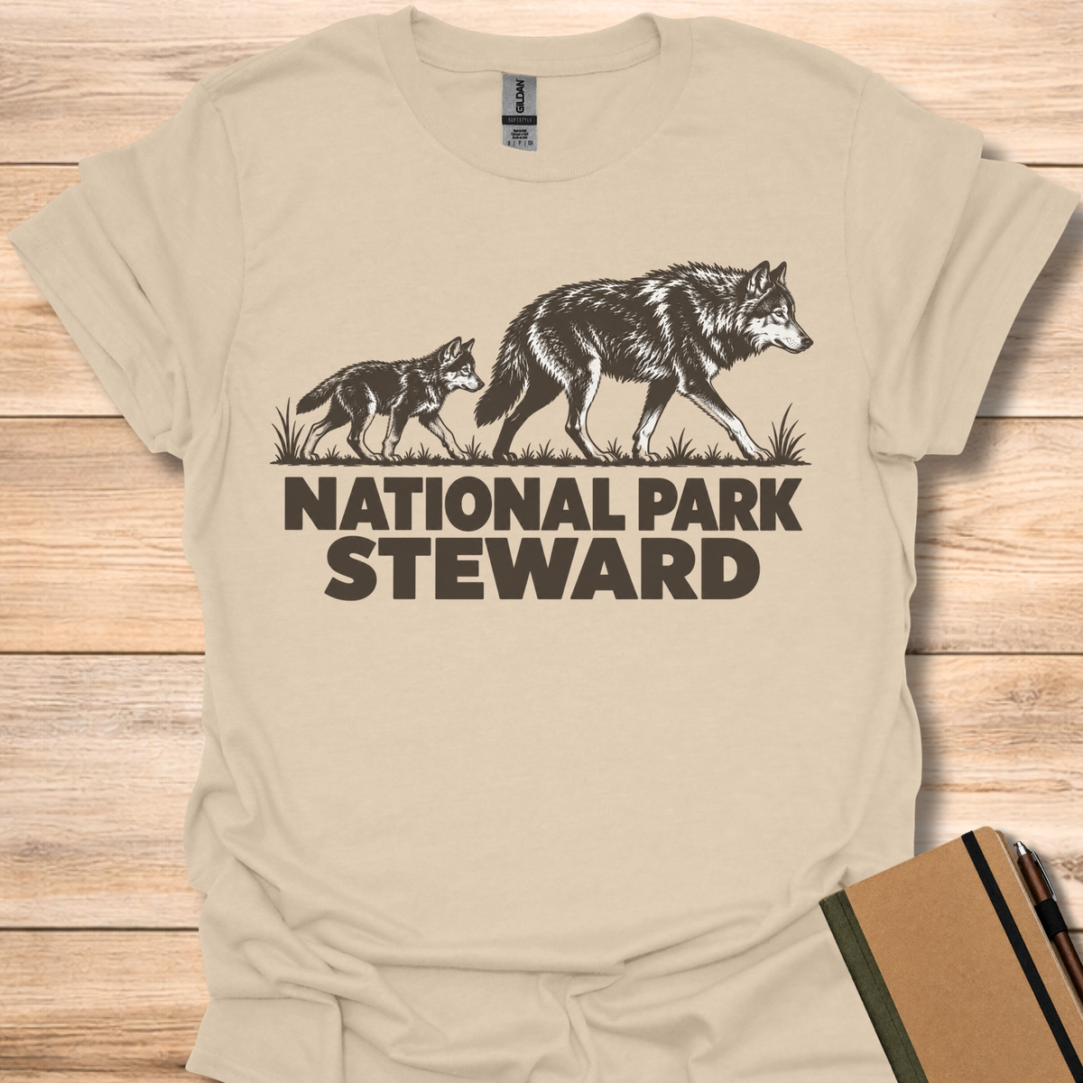 National Park Steward Wolf - Sand