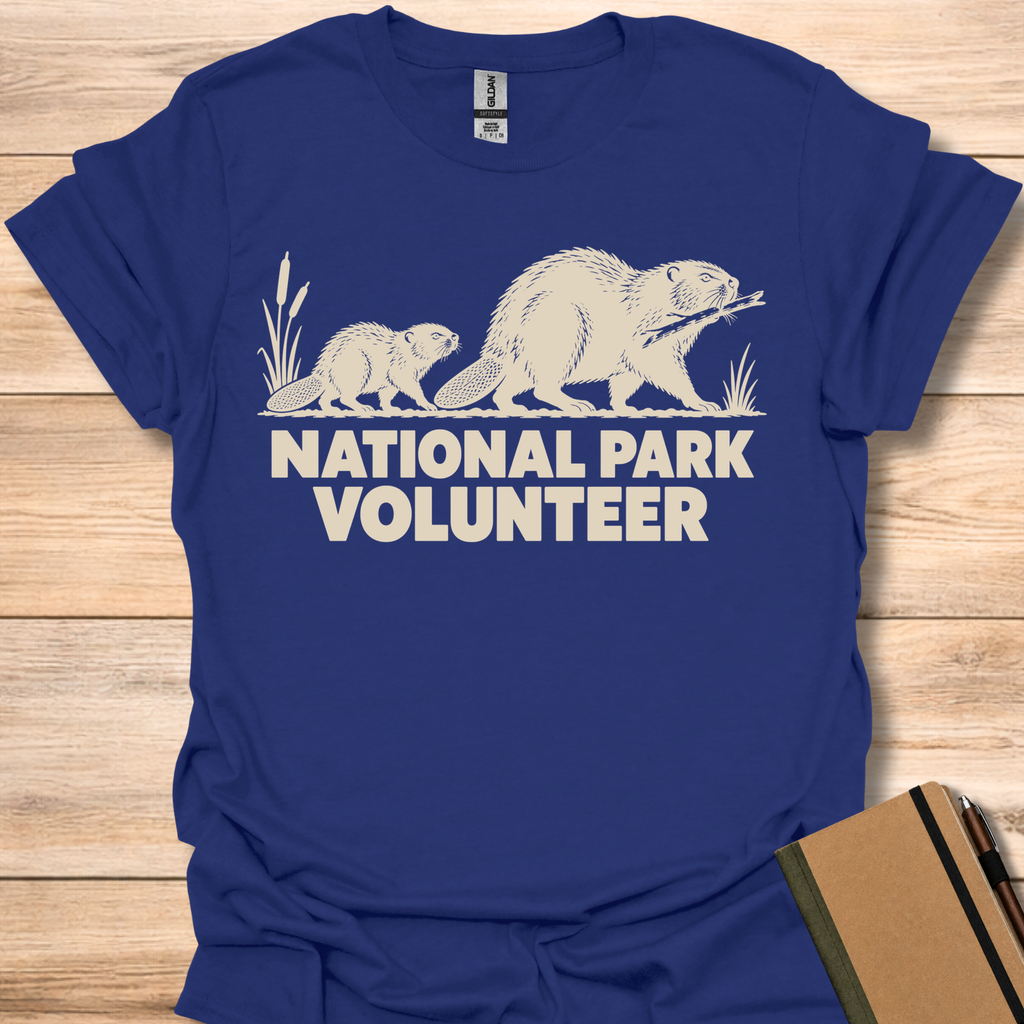 National Park Volunteer Beaver - Navy