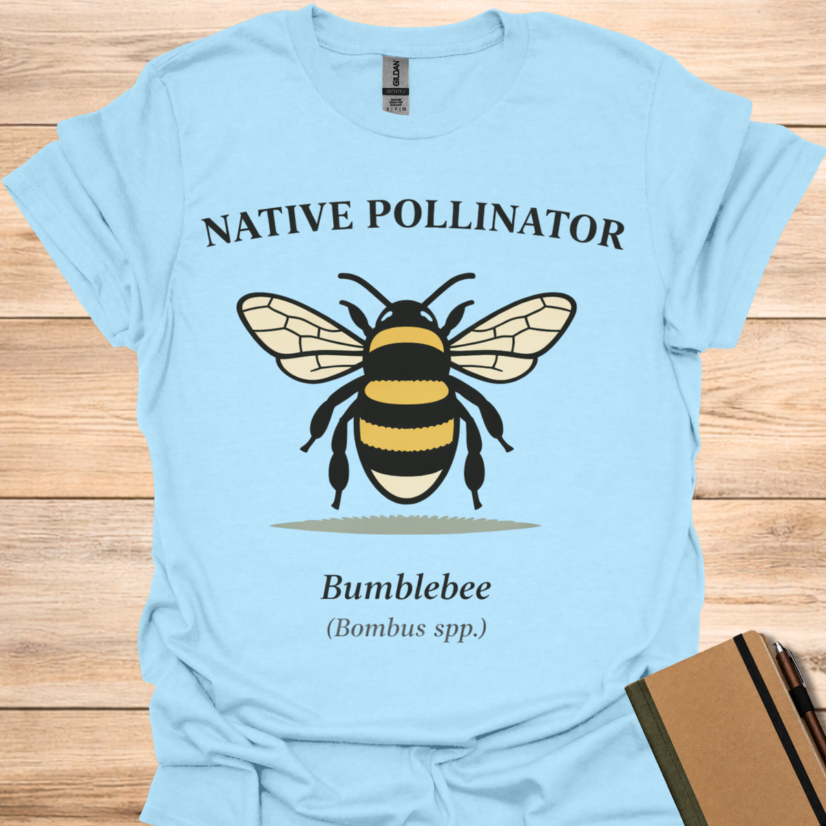 Native Pollinator Bumblebee - Light Blue
